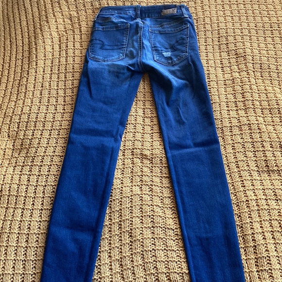 American Eagle Super Super Stretch Ripped Skinny Jeans - Picture 3 of 4